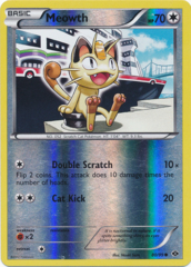 Meowth 80/99 Reverse Holo Promo - Black & White Variety Blisters Exclusive